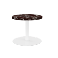 White Halo Side Table
